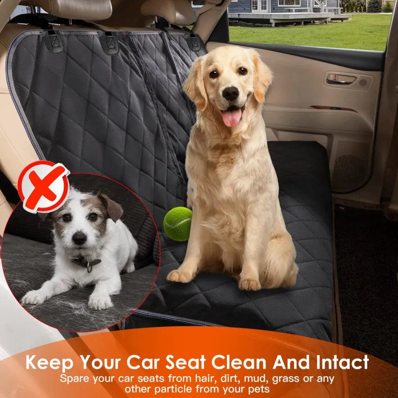 Dog car seat cover universal fit for cars trucks and SUVs