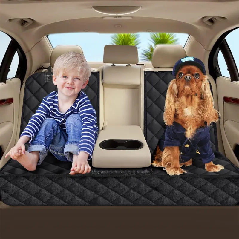 Machine washable dog car seat cover for easy cleaning